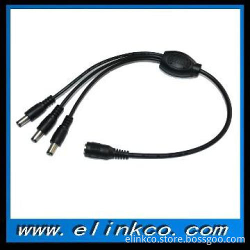 5.5*2.5mm 12v 1 to 3 dc power cable cord